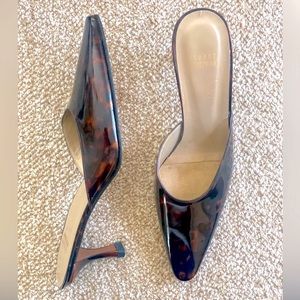 SOLD Vintage Stuart Weitzman tortoise mule kitten heels women’s size 8.5 Y2K